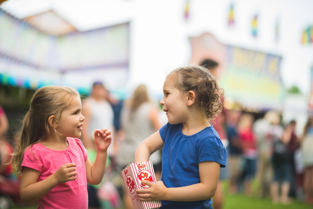 Family at the fair.