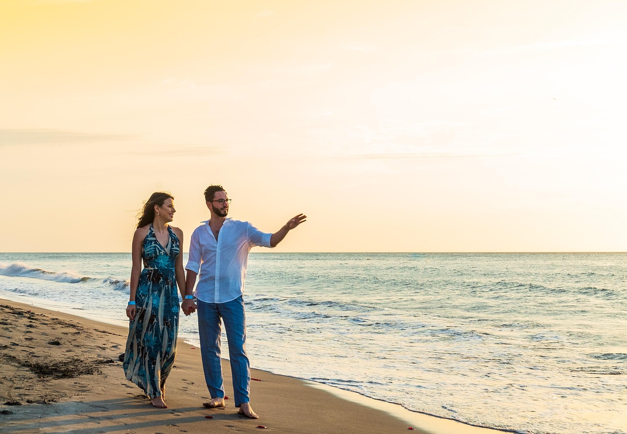 Couple on beach